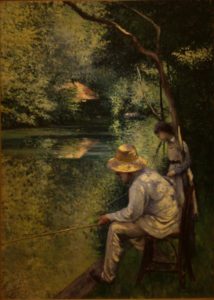Angling by Caillebotte for Fathers blog post