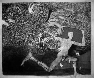 Sujith Rathnayake drawing for Anxiety blog post