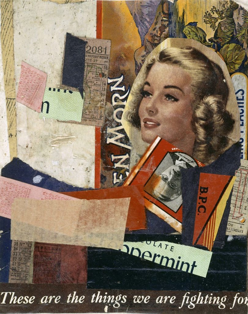 En Morn Schwitters collage for objects meaning blog post