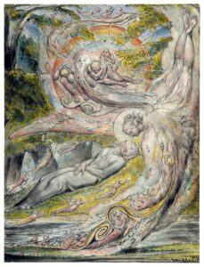 Mysterious Dream by William Blake for Jungian Dreams blog post