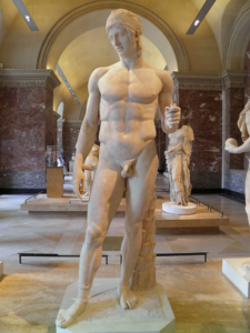 Ares Borghese, a Roman marble statue of the Greek god of war for Murray Stein on anger blog post